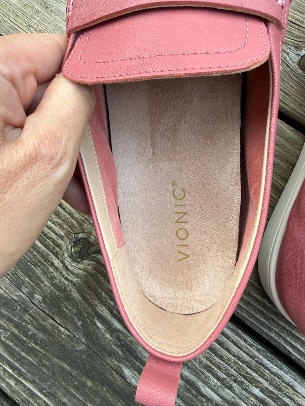 Vionic Chantel Penny Loafer Slip-On Withered Rose Sneaker 12 - Picture 5 of 12
